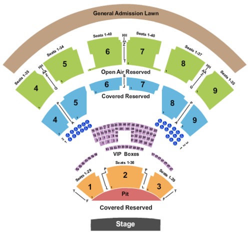 Coastal Credit Union Music Park At Walnut Creek Tickets Seating Coastal Credit Union Music Park At Walnut Creek