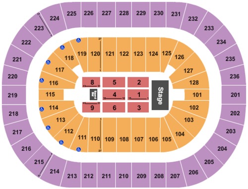 firstontario centre tickets seating charts and schedule seating chart first ontario centre